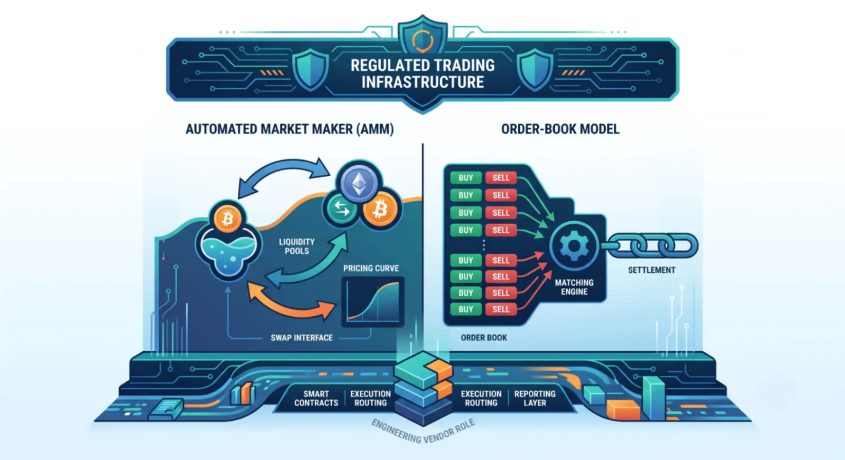 Building trading tools for regulated crypto exchanges